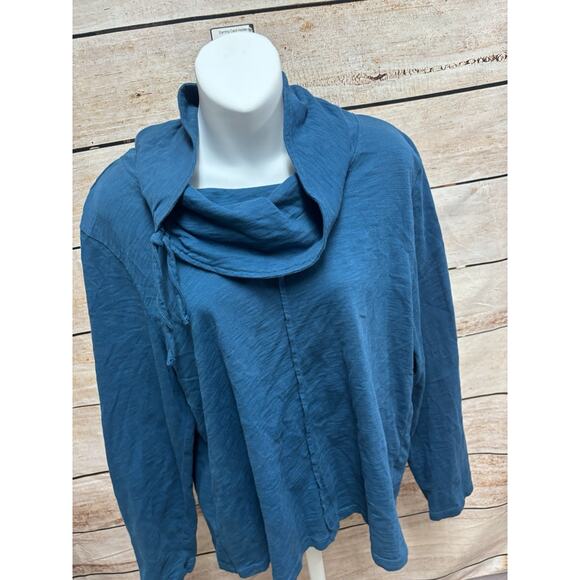Habitat Sweater Womens Size XL Long Sleeve Blue Pullover Winter Casual - Picture 7 of 12